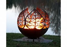 Сфера для огня садовый очаг "Листья"