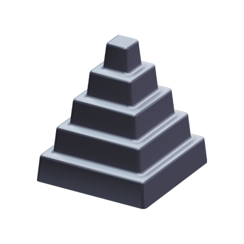 Комплект чугунных пирамид (4шт) фото 2